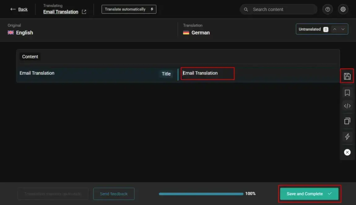 Register the plugin's translatable strings manually