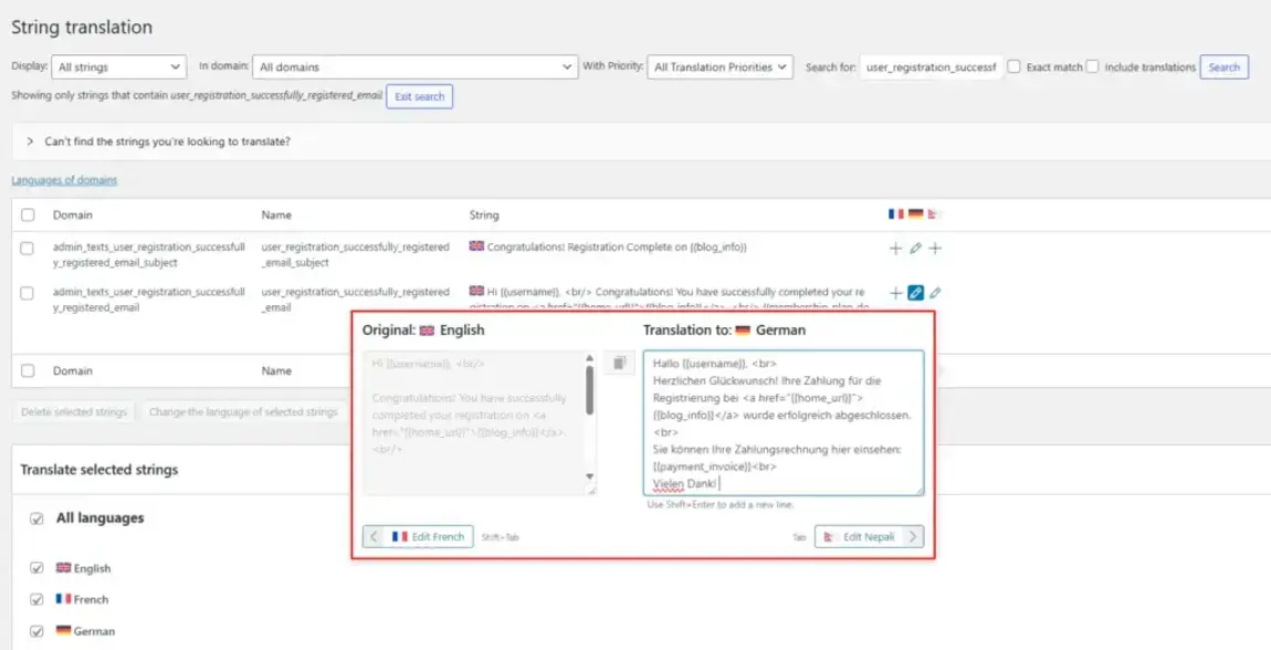 Example of keeping smart tags the same as before